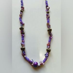 Brand New Pebbles Stone Beaded Necklace